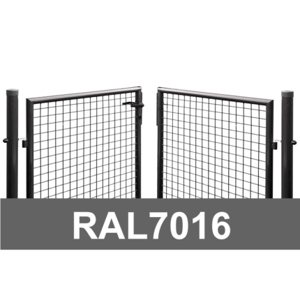 Autovärav laiusega 4m RAL7016 hall – 1
