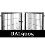 Autovärav STRONG laiusega 4m RAL9005 must – 1