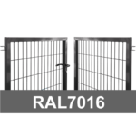 Autovärav STRONG laiusega 4m RAL7016 hall – 1