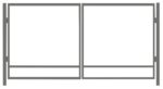 Autovärava raam laiusega 4m RAL7016 hall – 0