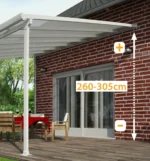 Varikatus terrassile Feria  3x5,46 valge/kirgas - Pilt 6