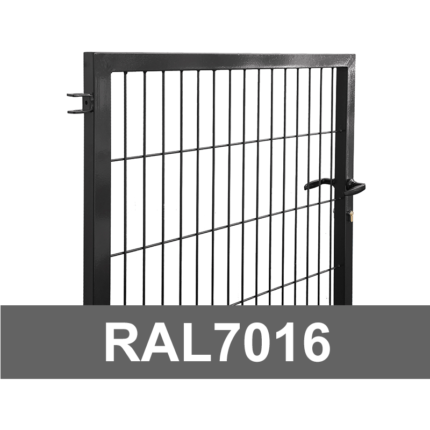 Jalgvärav STRONG laiusega 1m RAL7016 hall – 1