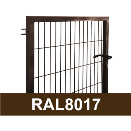 Jalgvärav STRONG laiusega 1m RAL8017 pruun – 1