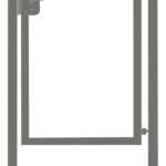 Jalgvärava raam LOCINOX lukuga