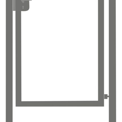 Jalgvärava raam LOCINOX lukuga