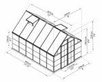 Kasvuhoone Balance Hybrid 8,9m² - Pilt 2