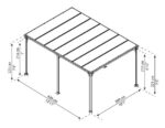 Varikatus Milano 4300 HALL 309x426cm - Pilt 2