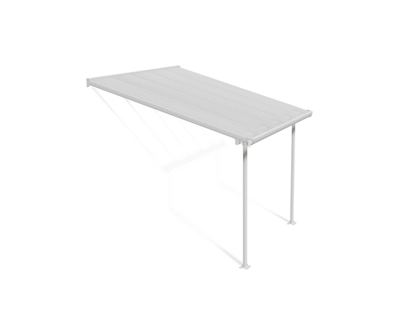 varikatus_Palram_Feria_3x3_White_Clear_VALGE_kirgas- Varikatus terrassile Feria
