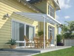 Varikatus terrassile Feria 3x3m valge/kirgas - Pilt 4