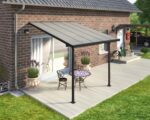 Varikatus terrassile Feria 3x3m hall/kirgas - Pilt 3
