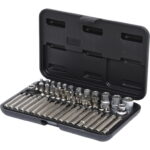 Padrunite ja 10mm otsakute komplekt, 1/4´´,3/8´´,1/2´´, TORX, KS Tools - Pilt 3