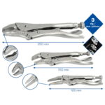Haaratstangide komplekt, 3-osa, Brilliant Tools - Pilt 4