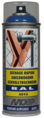 Spreivärv RAL 5010 sinine läikiv 400ml, Motip - Pilt 3