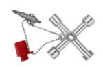 Võti kilbiuksele nelikant 5,6,8mm, Knipex - Pilt 4