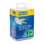 Klambrid 140/12 5000tk, 10,6x1,3mm, roheline, plastkarbis, t, Rapid - Pilt 4