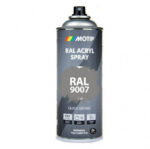 Spreivärv RAL 9009 hall alumiinium läikiv 400ml, Motip - Pilt 4