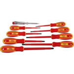 VDE kruvikeerajate komplekt lapik ja PH Phillips 9 osa, Brilliant Tools - Pilt 3