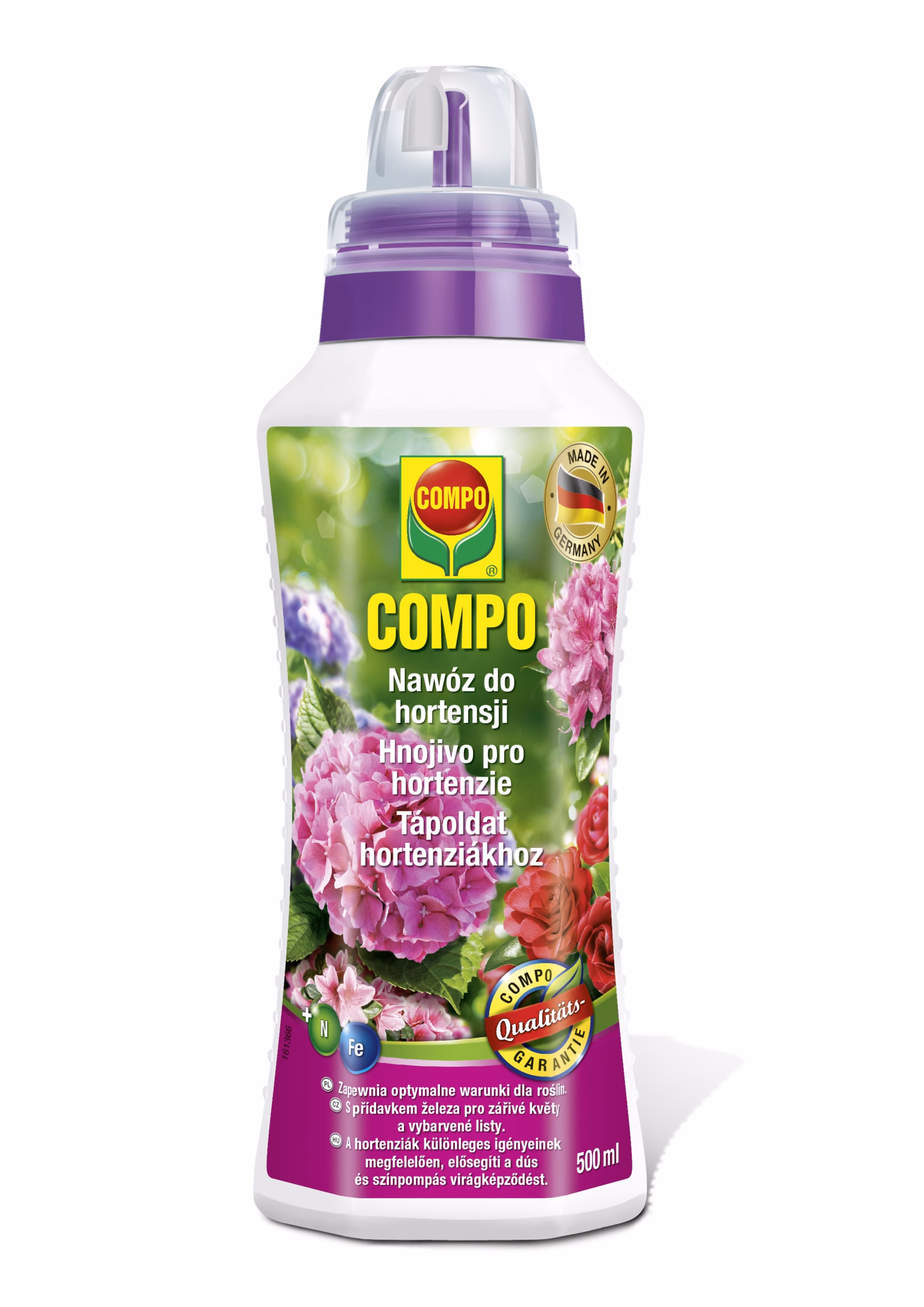 4008398031213 Hortensia vedelväetis Compo 500ml - Pilt 1