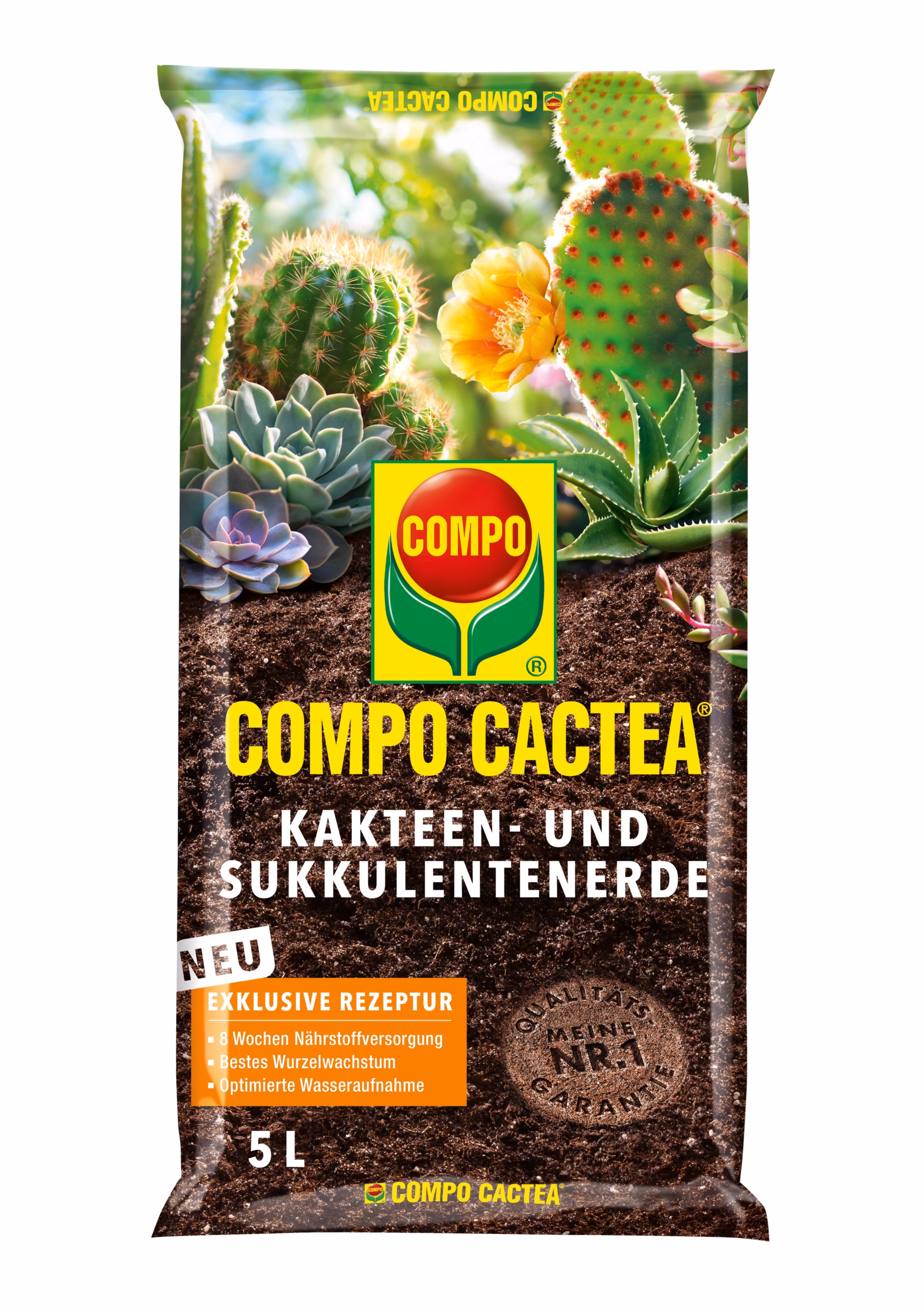 Kaktuse- ja sukulentidemuld Compo 5L