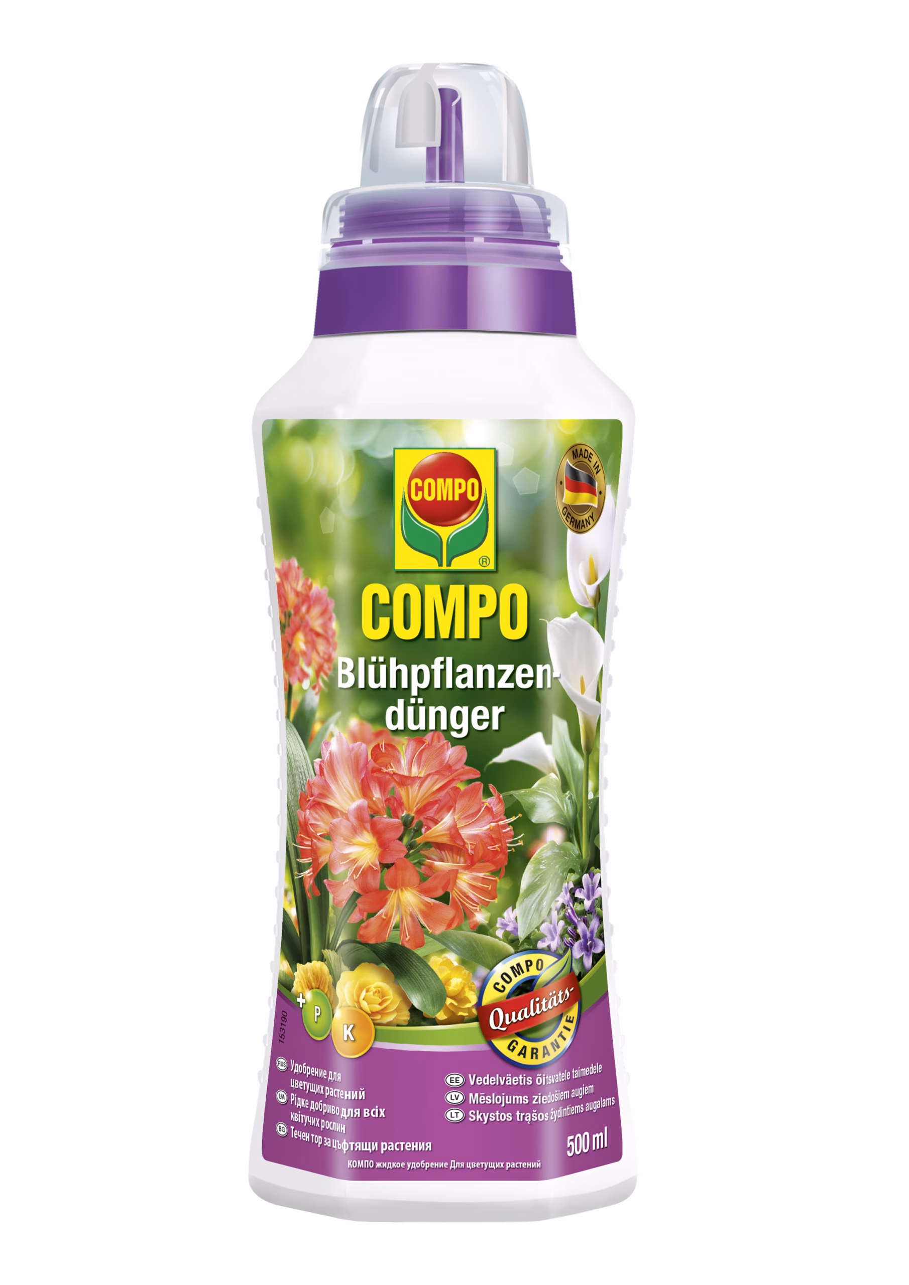 Vedelväetis õitsvatele toataimedele Compo 500ml